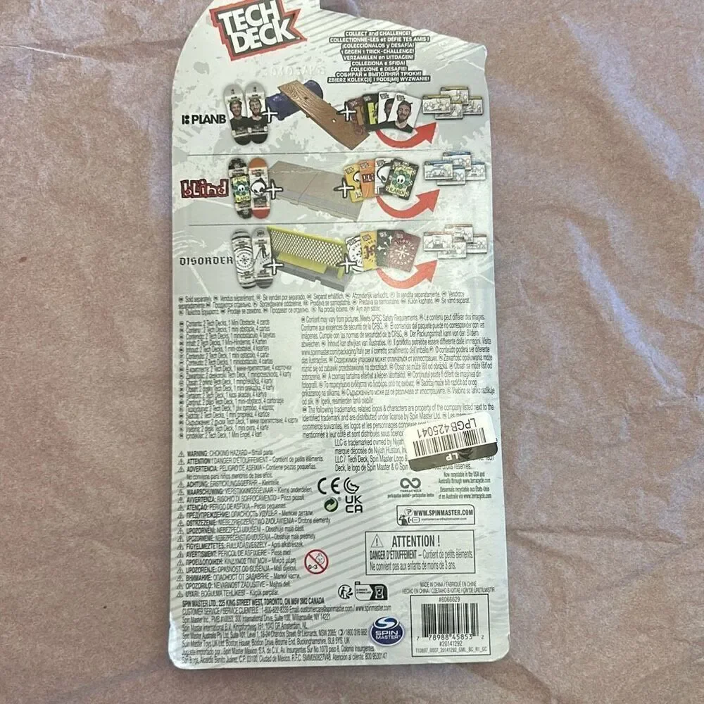 Tech Deck Vs Series Plan B Skateboard Collectibles & Fingerboard Obstacle